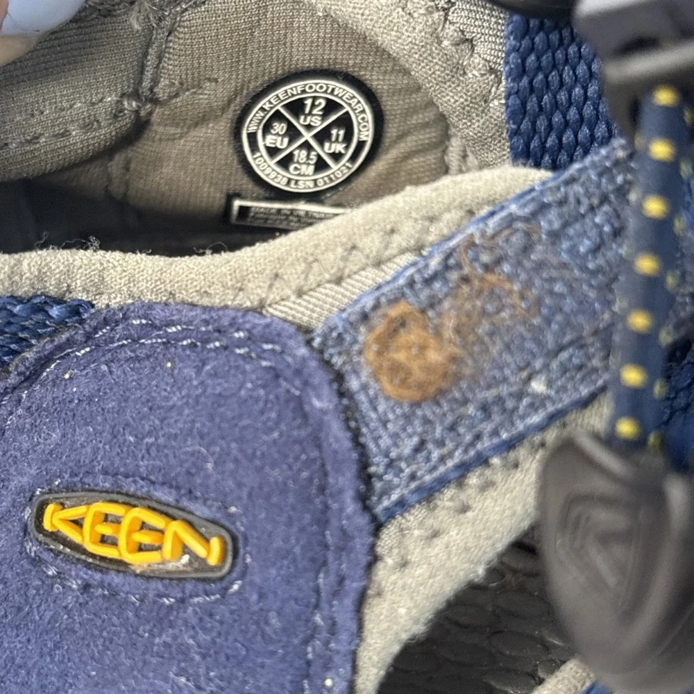 Keen Newport H2 Blue Sandals Kid Sz 12 Waterproof Outdoor Hiking Fisherman Shoes